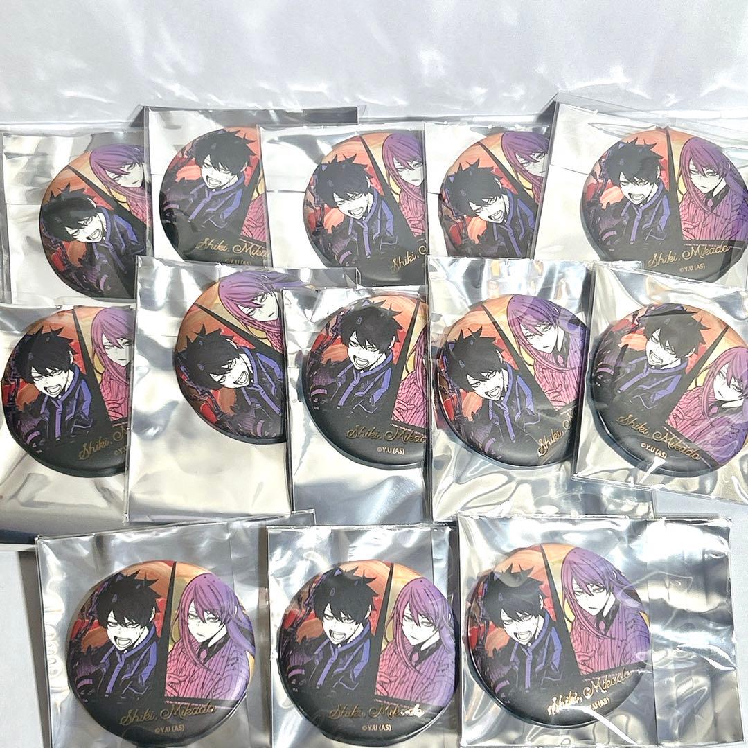 一ノ瀬四季 桃寺神門 桃源暗鬼 メタリック 缶バッジ 原作絵