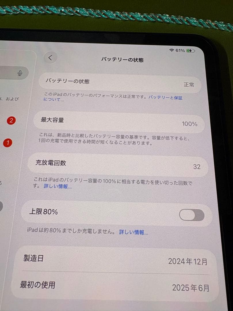 iPad Pro M4 11インチ WiFiモデル 256GB スペースブラック