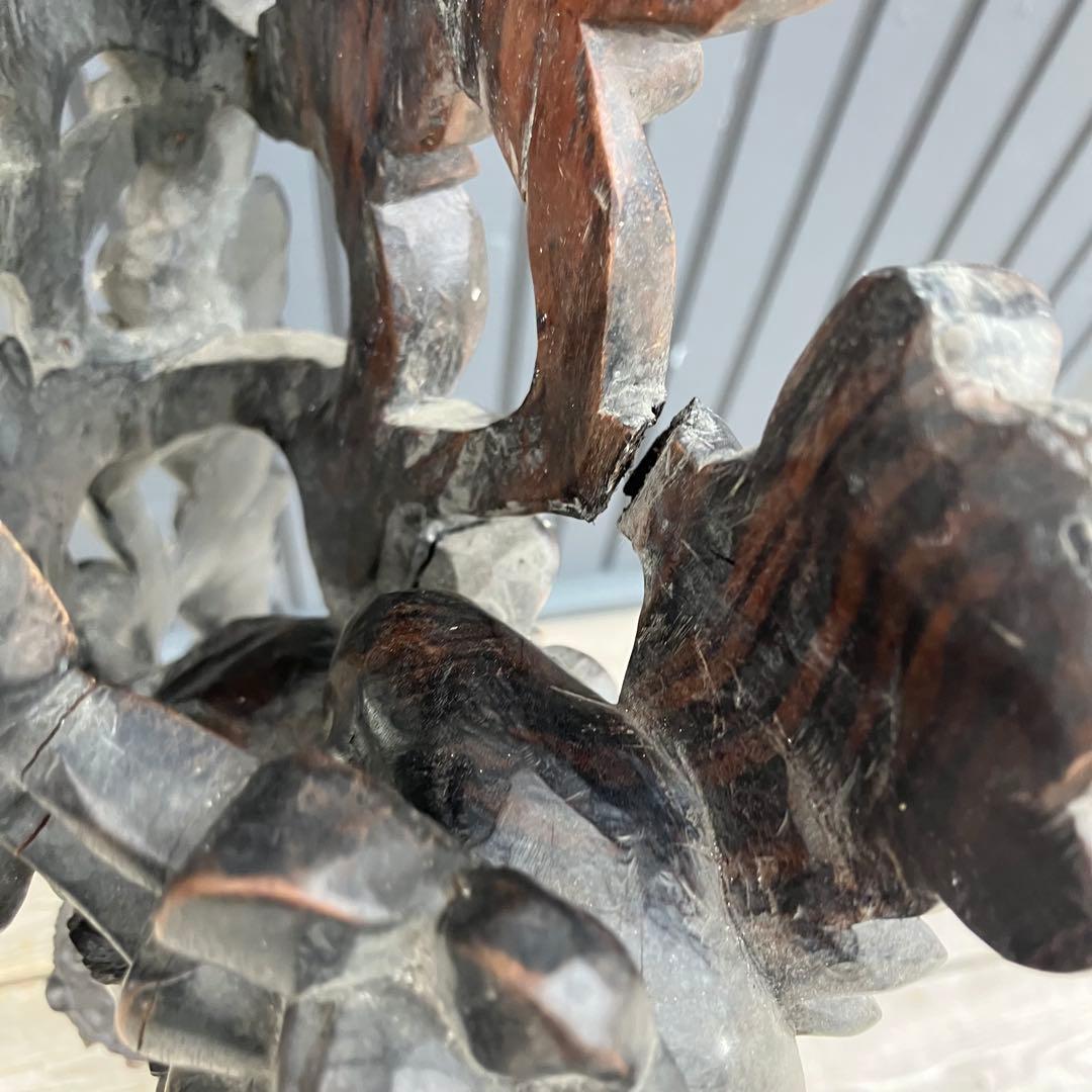 アジアンレトロ バリ 銘木一枚板 女性 女神像 民族 木彫り彫刻 オブジェ 飾り