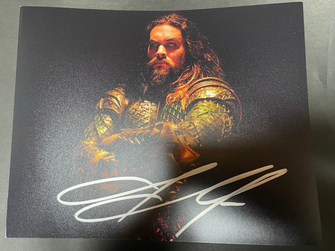 アクアマン ジェイソンモモア　サイン入りフォト