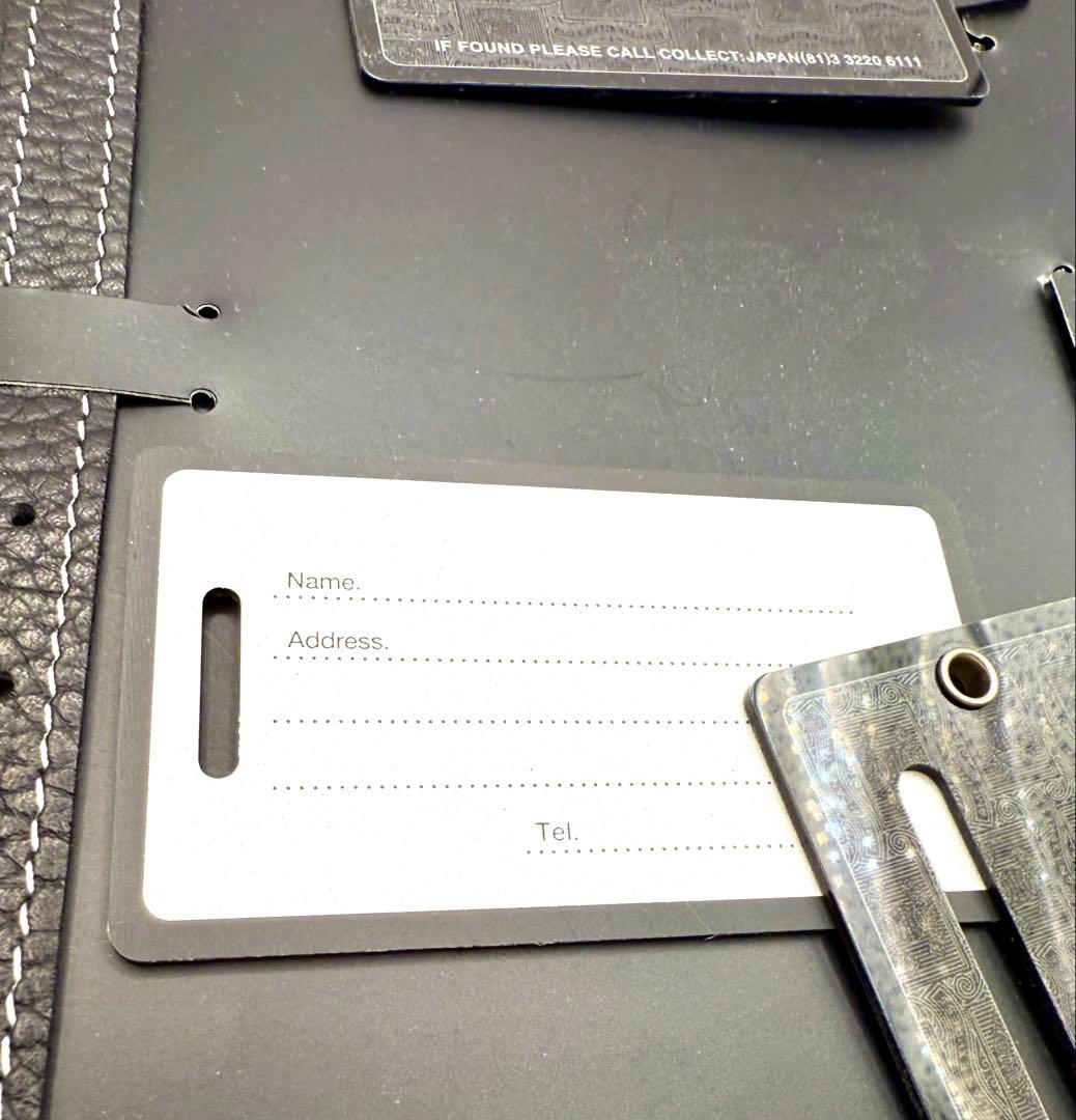 【非売品•未使用】Amex センチュリオンカードラゲージタグ2枚