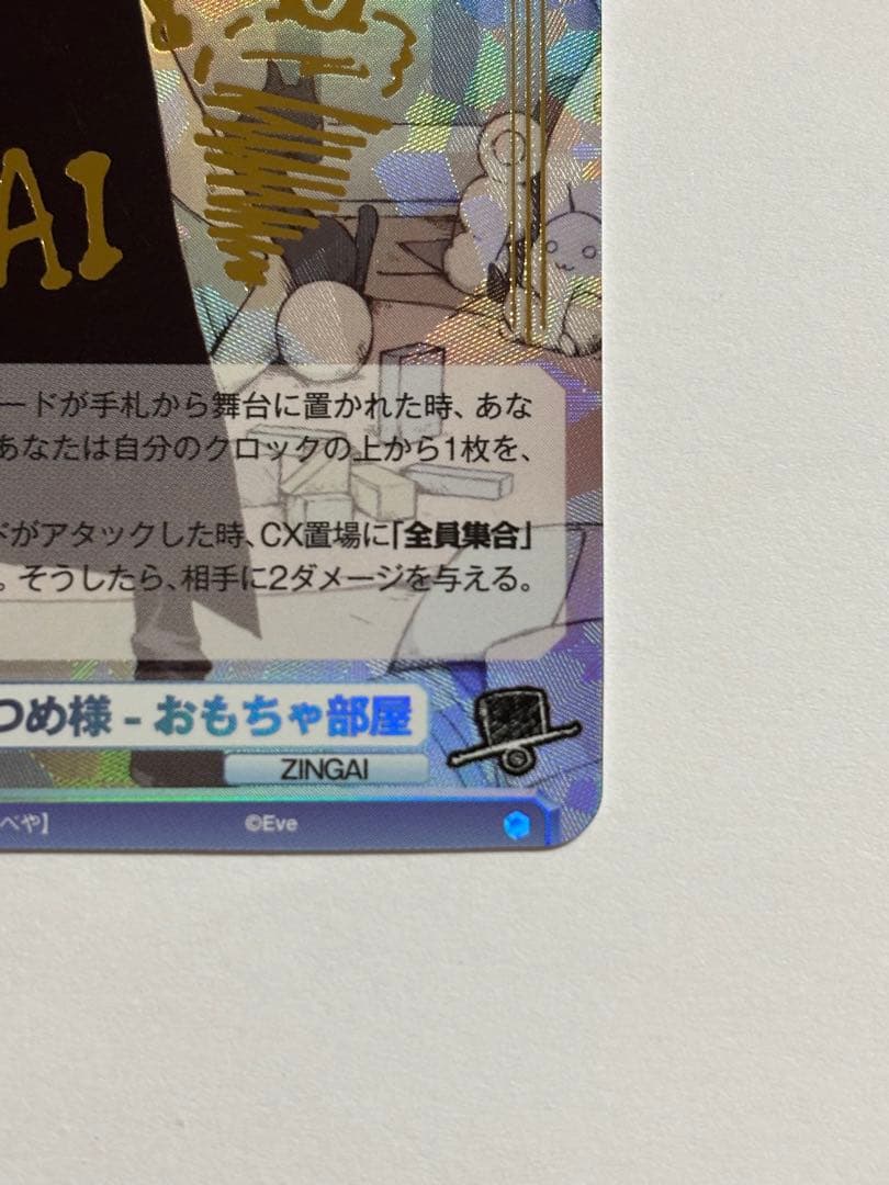 ヴァイスシュヴァルツブラウ ひとつめ様 おもちゃ部屋 ZINGAI