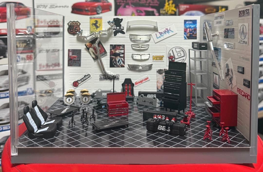 アオシマ/フジミ 1/24 ガレージ ジオラマ