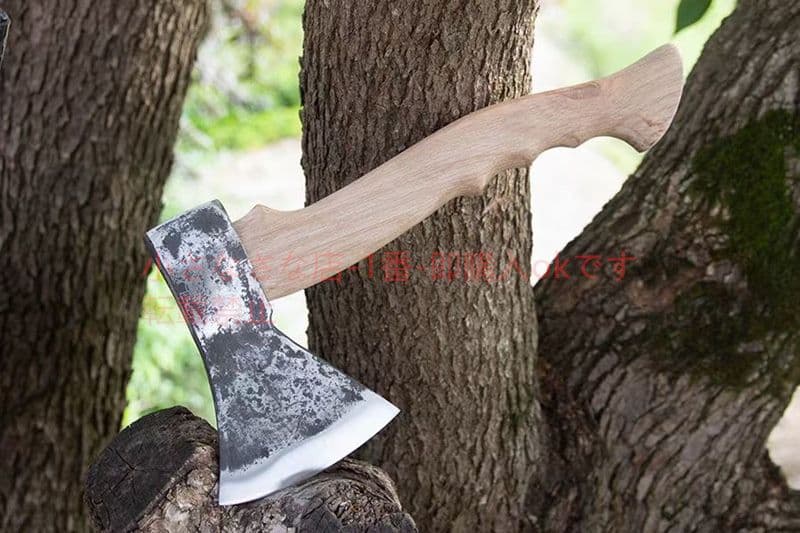 04276万軍-トマホーク-高炭素鋼 古兵器 武具　刀装具日本刀模造刀 狩猟 斧