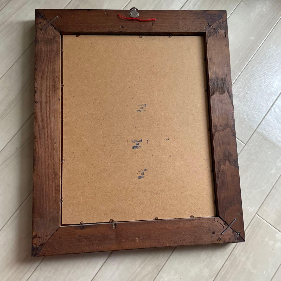 植物絵画　額入り