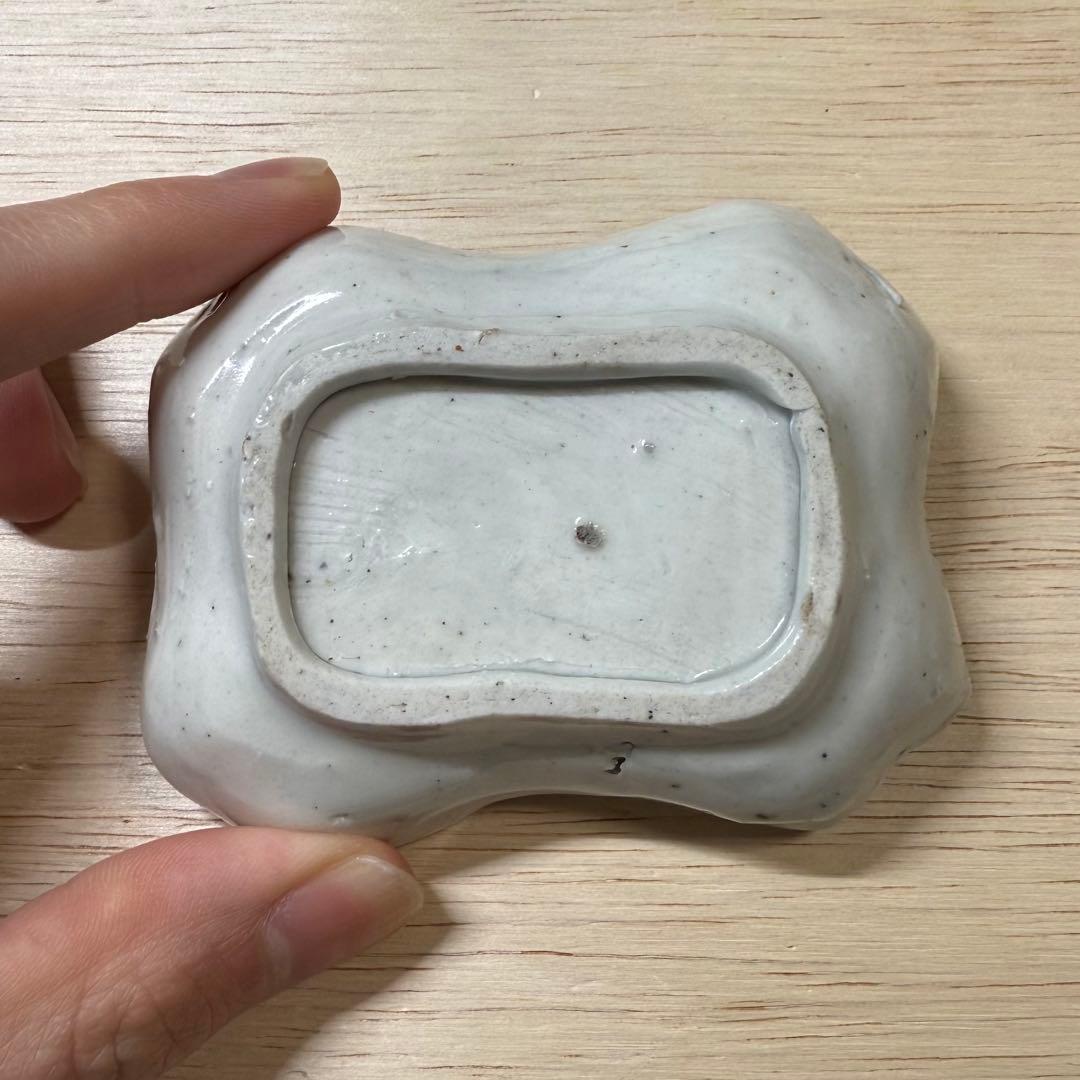 古伊万里 こんにゃく印判 盃 型紙摺印判 小皿 江戸時代 初期伊万里 古美術