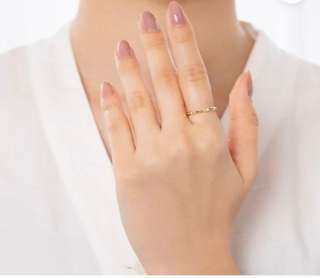 オレフィーチェ　ナロースタッズリング　YG 【orefice】