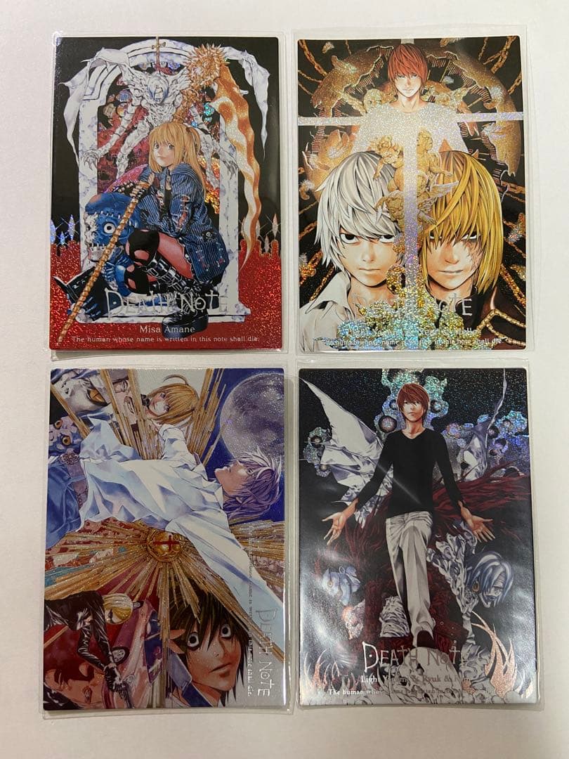 デスノート　スペシャルレアカード　夜神月　L エル　弥 海砂　リューク　レム