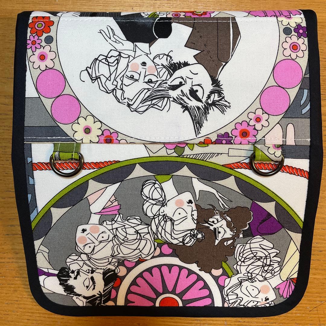 はなはなはち　長財布　やりくり財布　ハンドメイド　レア廃盤生地