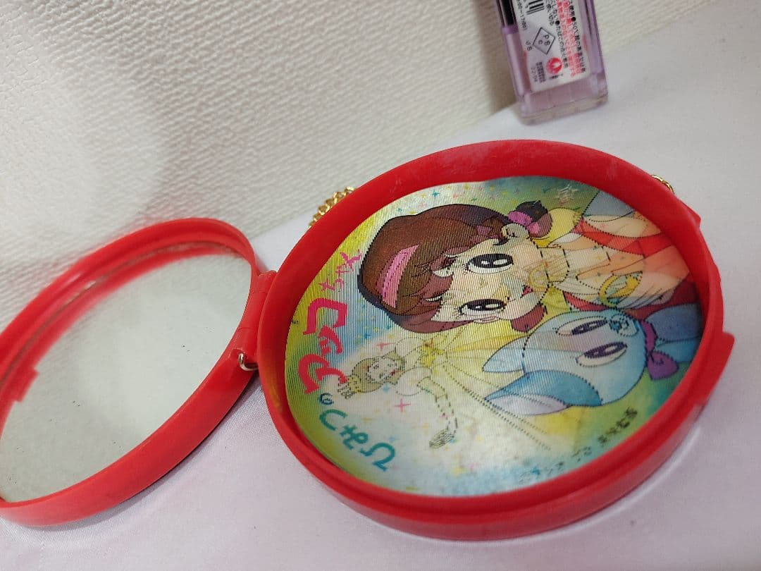 昭和レトロ 当時物 ひみつのアッコちゃん コンパクトミラー ペンダント