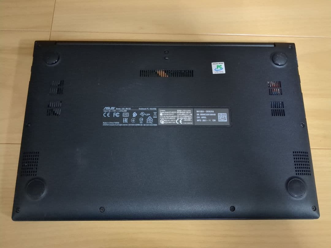 VivoBook 14 M413DA Ryzen 3・4GB・128GB SSD