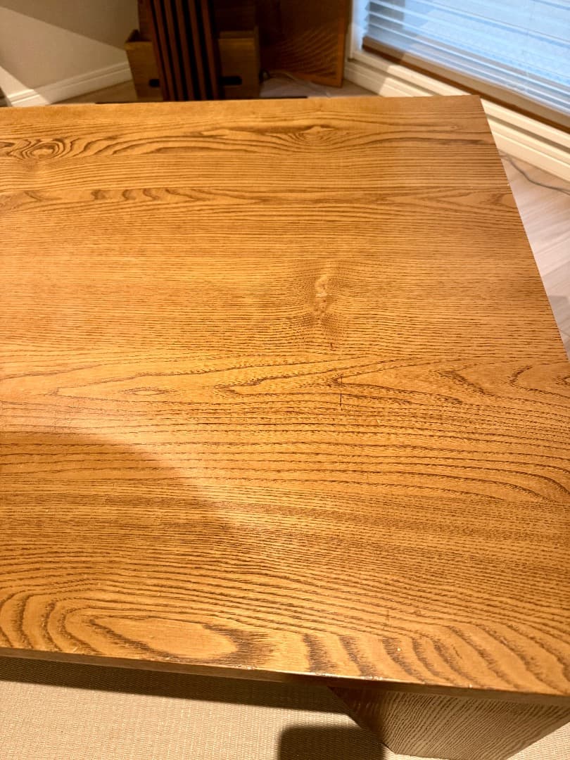 値下げ クマグリー 大きなくりの木のこたつ 渋皮色 （幅140cm・クマグリー）