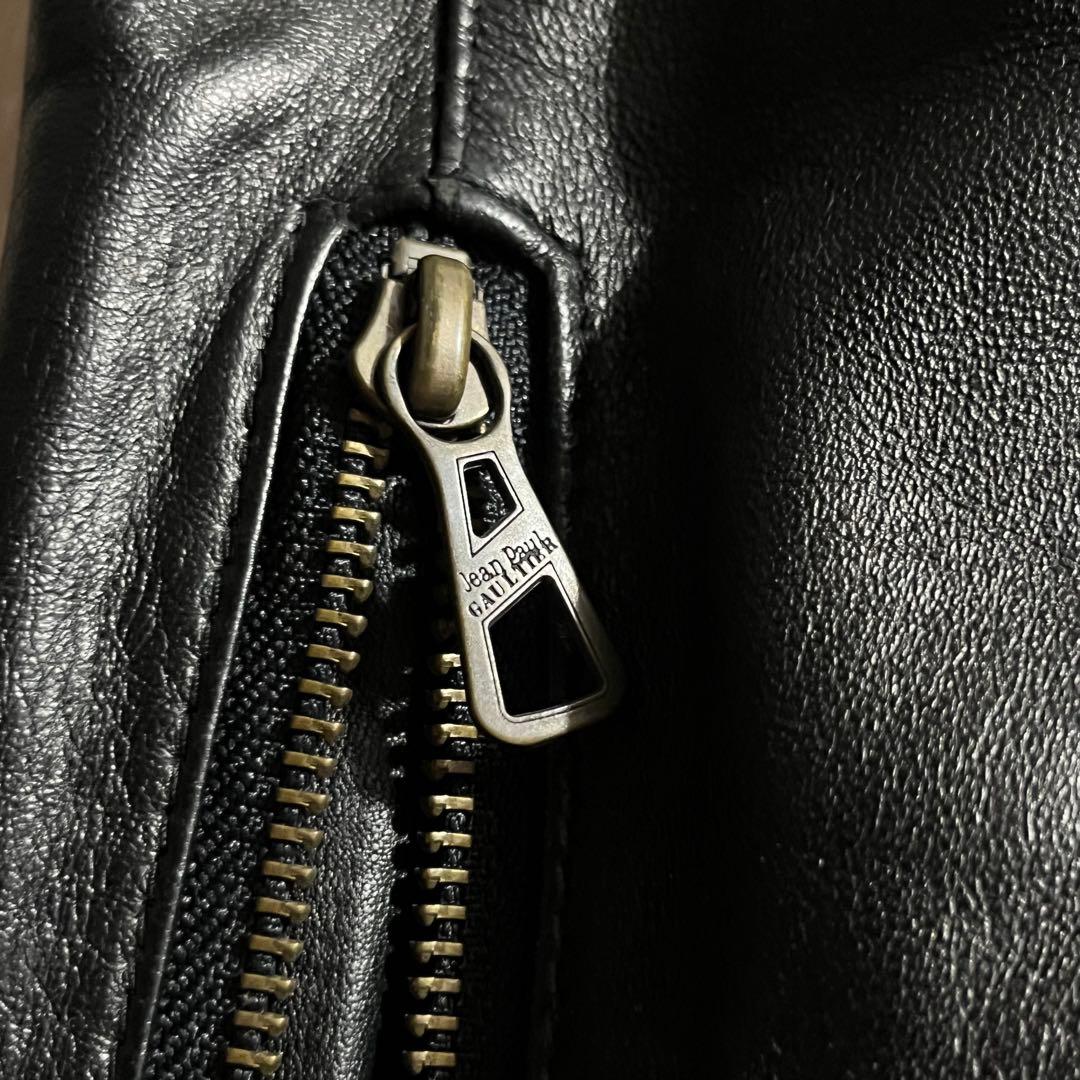 Jean Paul Gaultier ゴルチエ レザー ライダース ジャケット