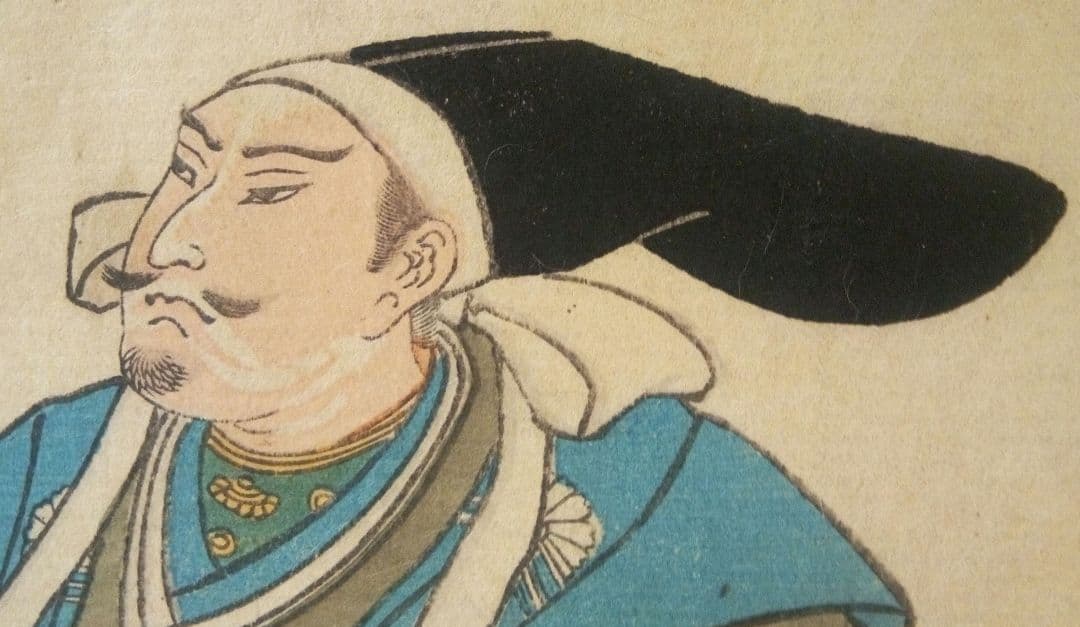 浮世絵、名高百勇傳楠正成、一勇斎国芳画(歌川国芳)弘化元年(1844)出版