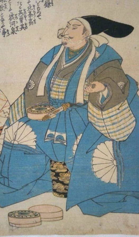 浮世絵、名高百勇傳楠正成、一勇斎国芳画(歌川国芳)弘化元年(1844)出版