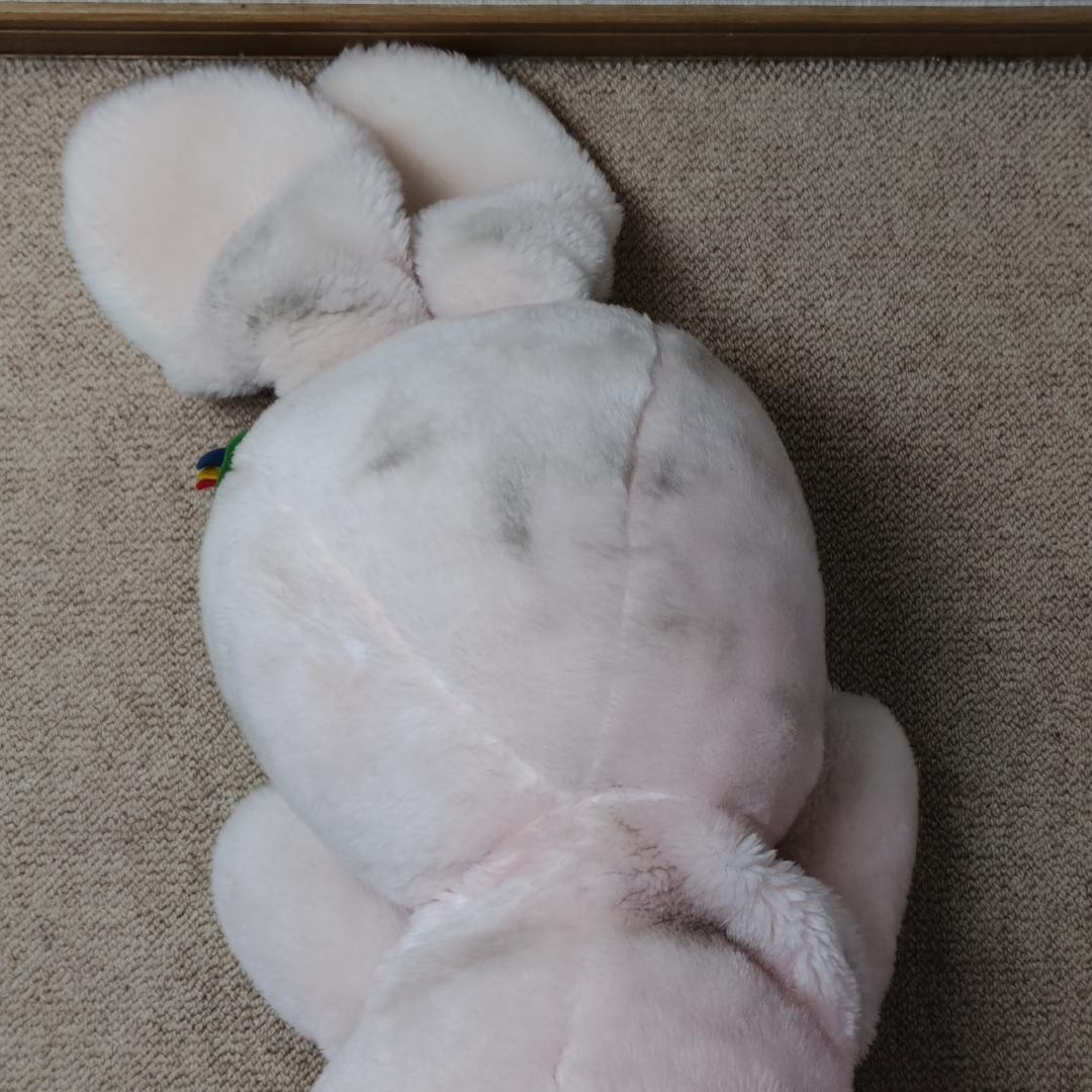 【当時物】 三英 うさぎ 大型ぬいぐるみ エクスラン SAN-EI サンエイ