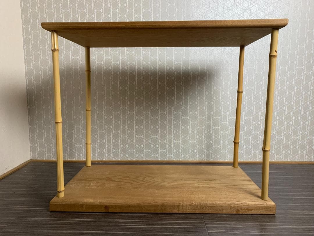 桐木地 竹台子 組立式 茶道具 棚物 紙箱入 772