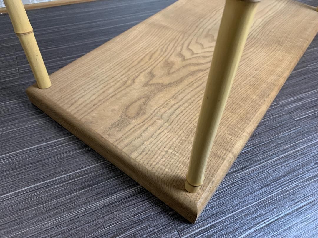 桐木地 竹台子 組立式 茶道具 棚物 紙箱入 772