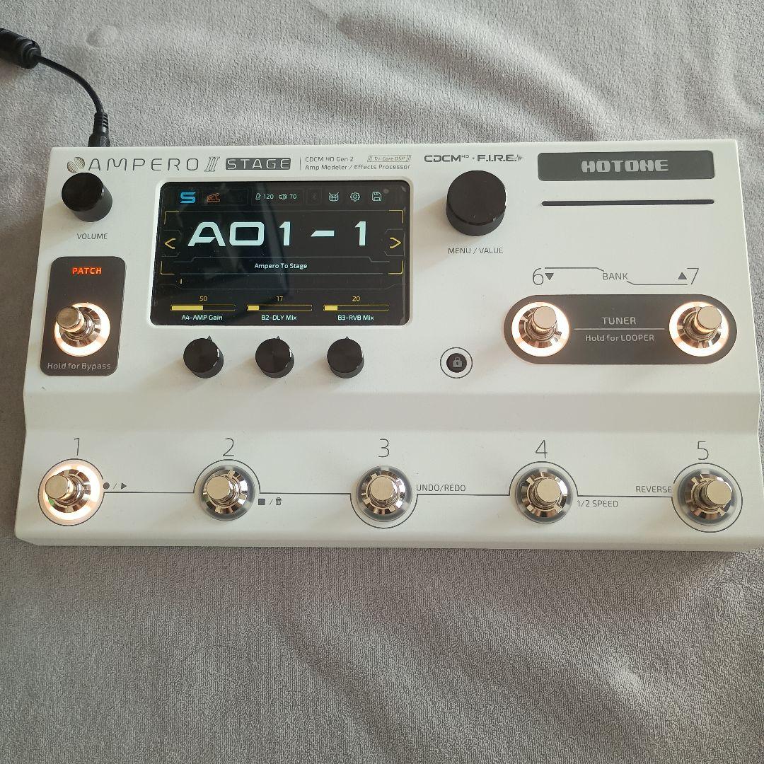 Hotone Ampero II Stage ギターエフェクター