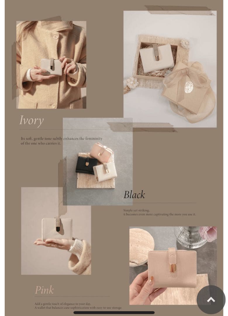 新品未使用　12／13発売　新作APRILY フラップミニウォレット ピンク