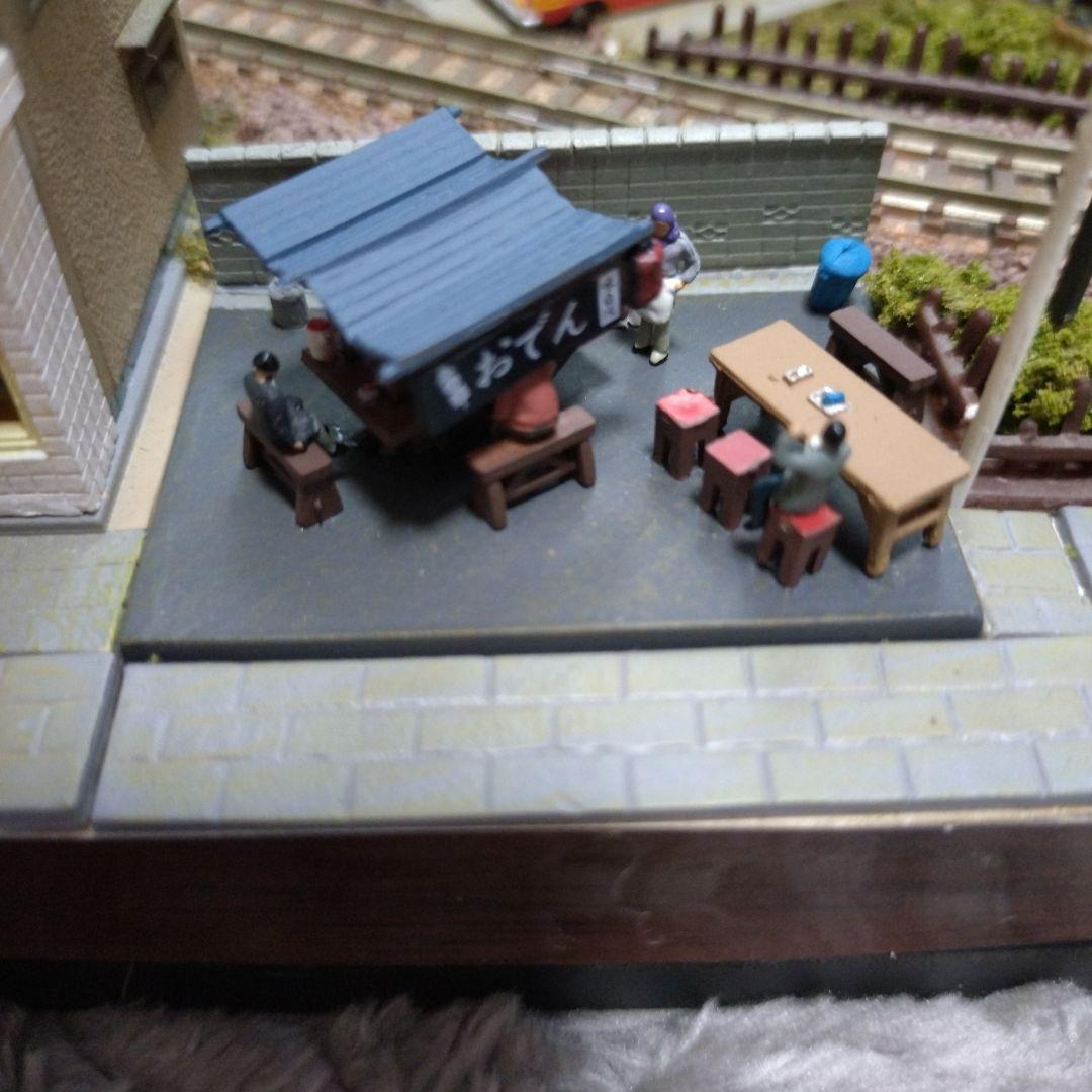 Nゲージ 鉄道模型 街並み ジオラマ