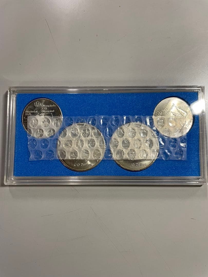 オリンピックモントリオール大会 記念銀貨 4枚セット