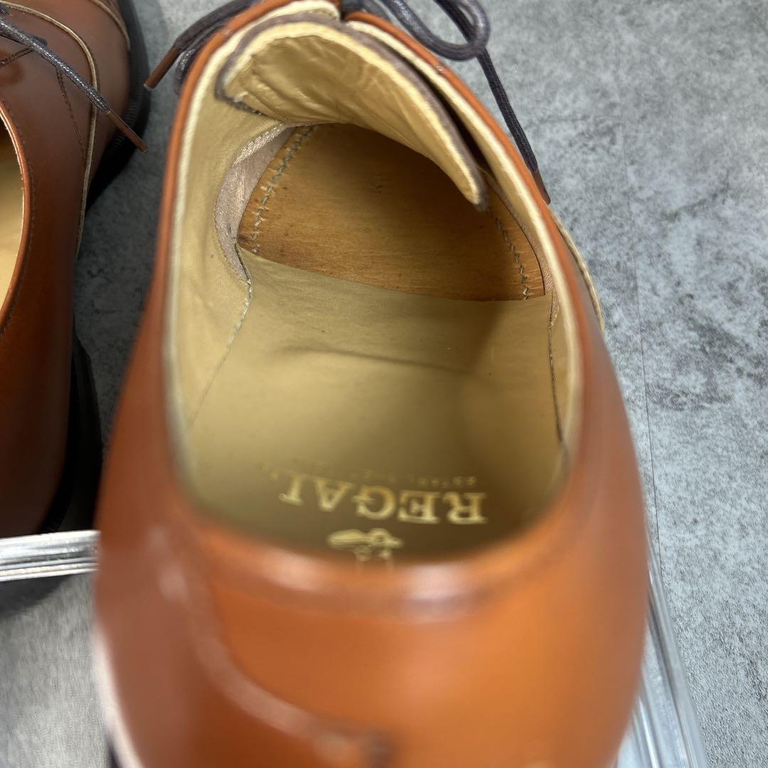 新品・未使用【REGAL】ビジネスシューズ/ストレートチップ/キャップトゥ/革靴