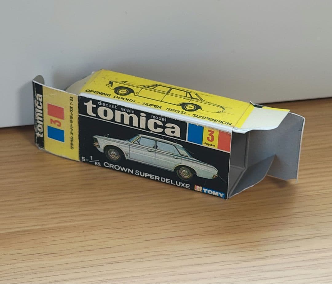TOMICA　トミカ　クラウンDX　メタブルー　赤シート