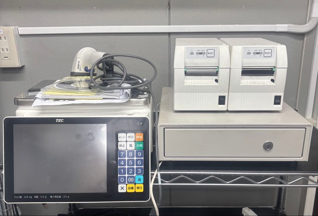 東芝TEC レジスター SL-6300 秤レジ