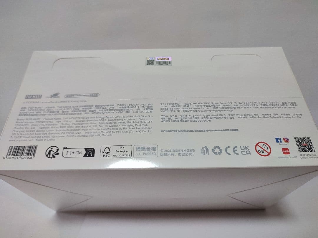 未開封・正規品　ラブブ Big into Energy アソートボックス 1個