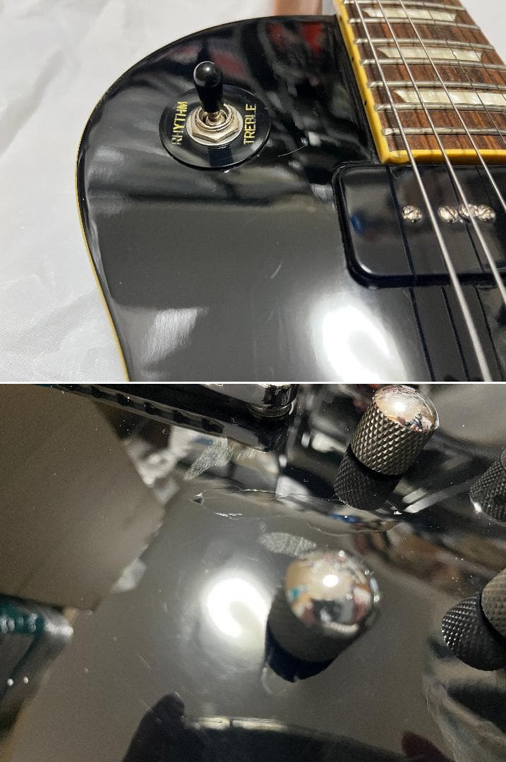 epiphone Les Paul Standerd 黒 P-90