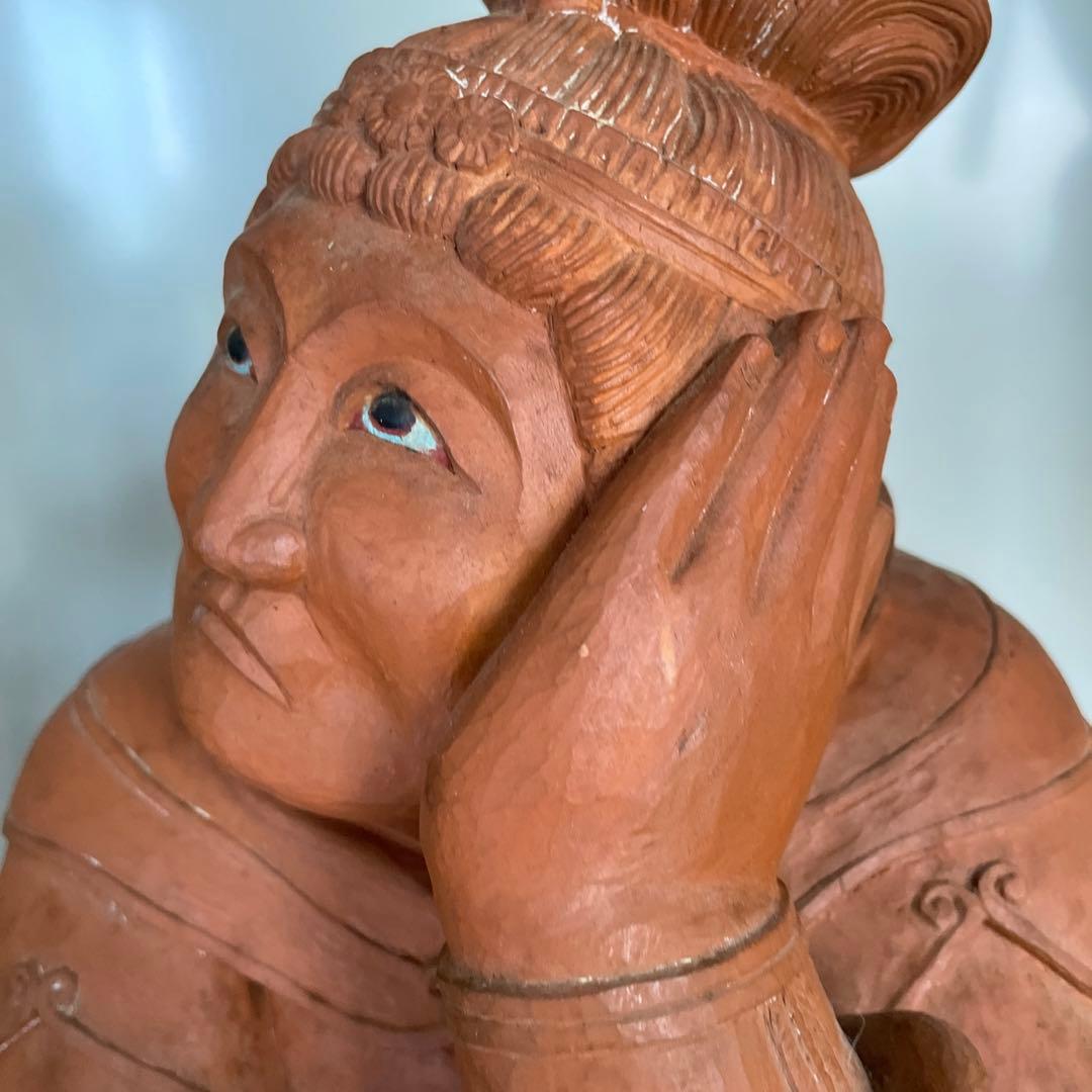 珊底羅大将　仏像　約90cm 特大