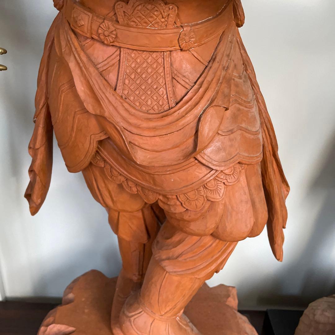 珊底羅大将　仏像　約90cm 特大