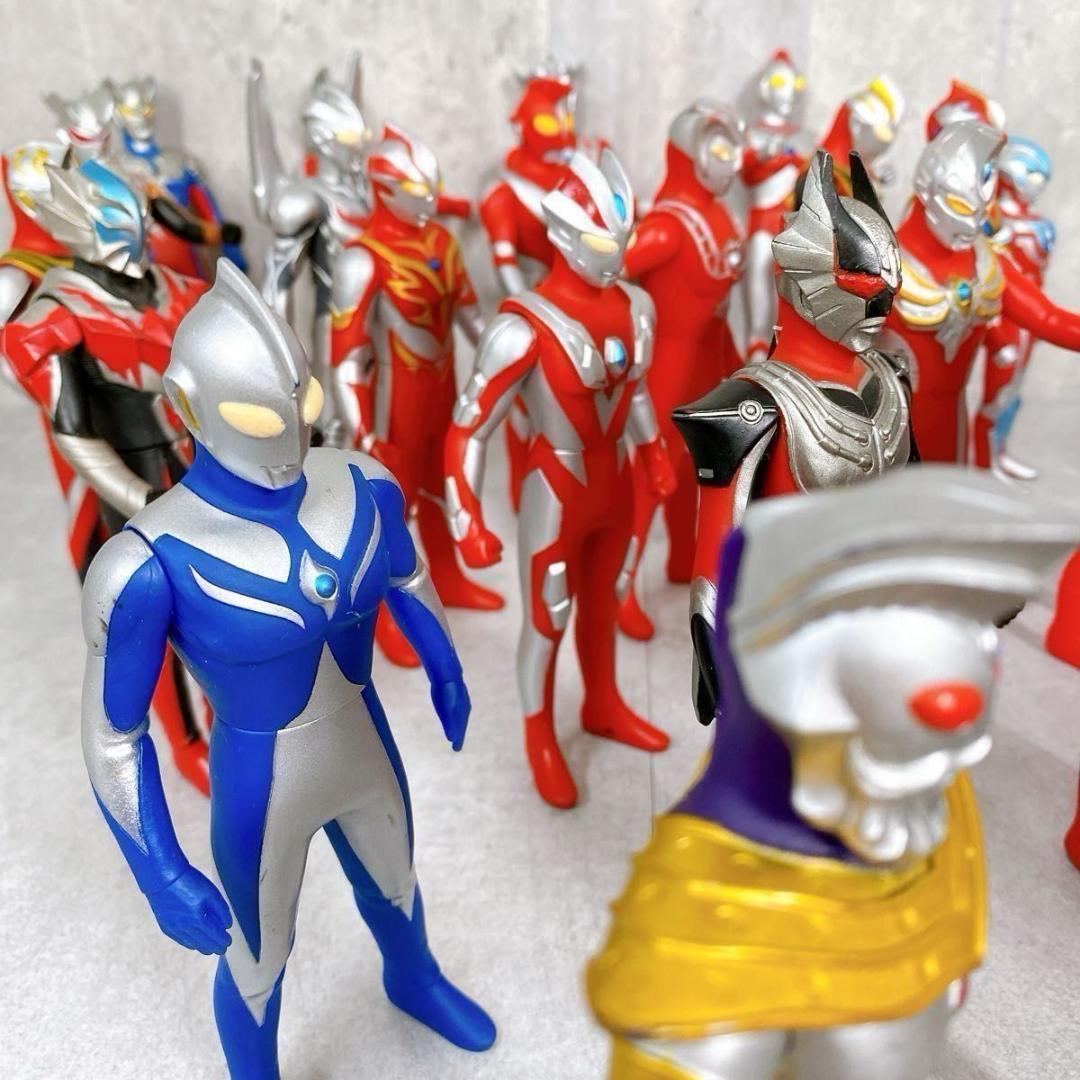 Y336 ウルトラマン & ウルトラ怪獣 シリーズ ソフビ 46体 大量 希少