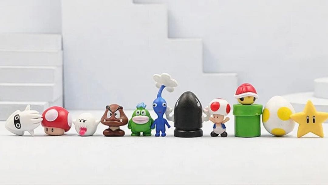 [新品] マリオ フィギュア 48体セット 1/2