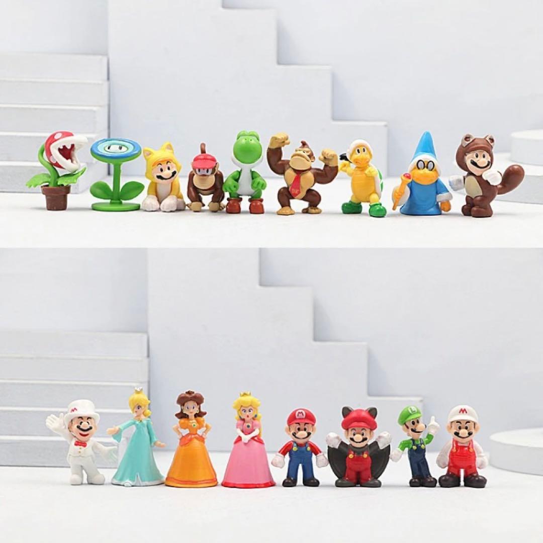 [新品] マリオ フィギュア 48体セット 1/2