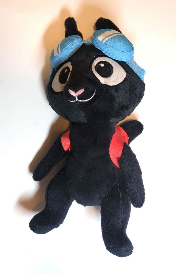 IKEA イケア ラッチョ 黒猫 ぬいぐるみ ゴーグル リュック