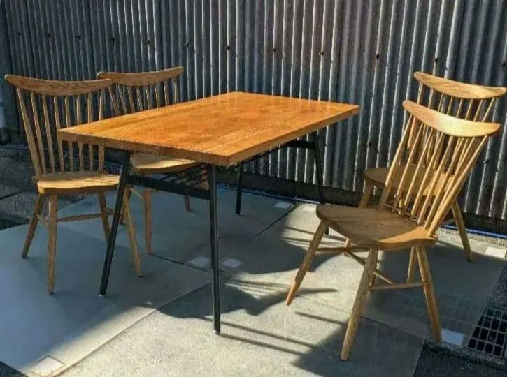 クラッシュゲート　クッパダイニングテーブル&コール2ダイニングチェア