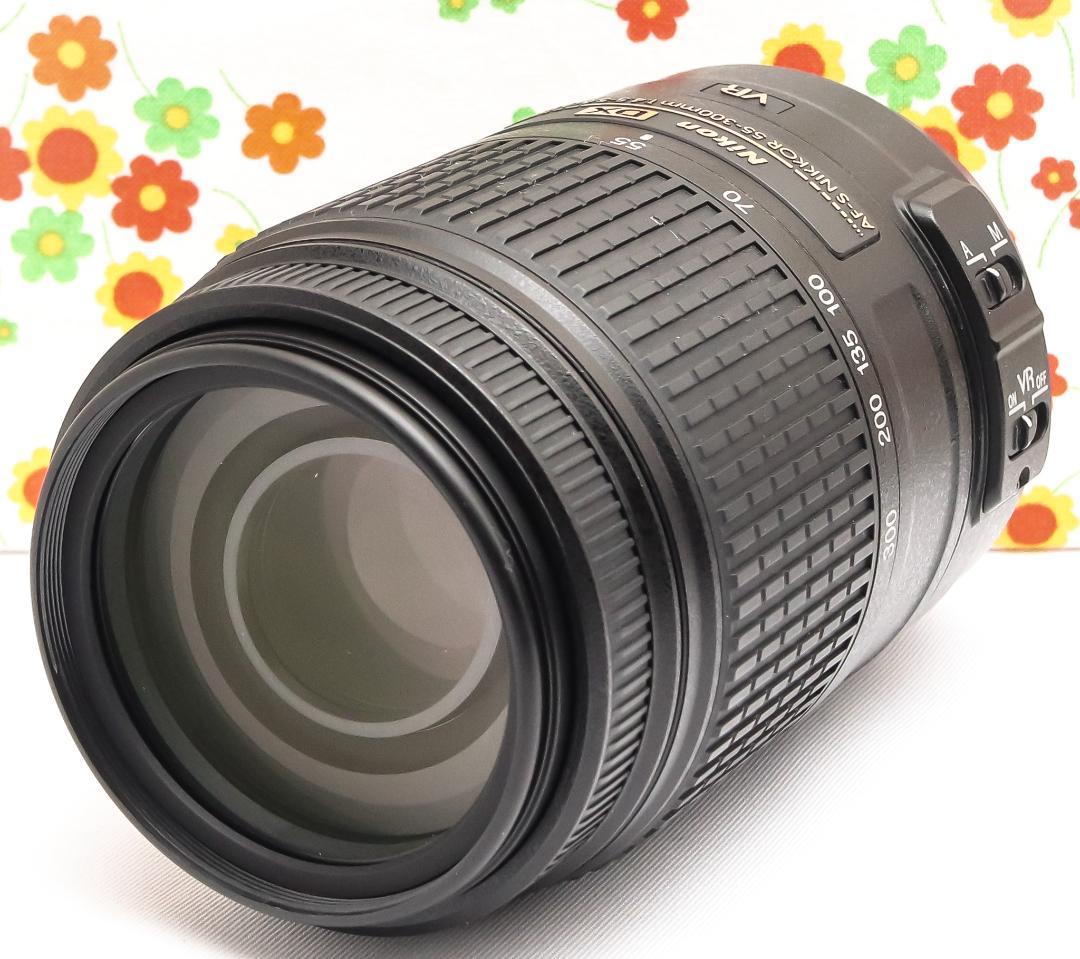 ニコン Nikon 55-300mm VR☆運動会も野鳥もこれ一本でバッチリ♪