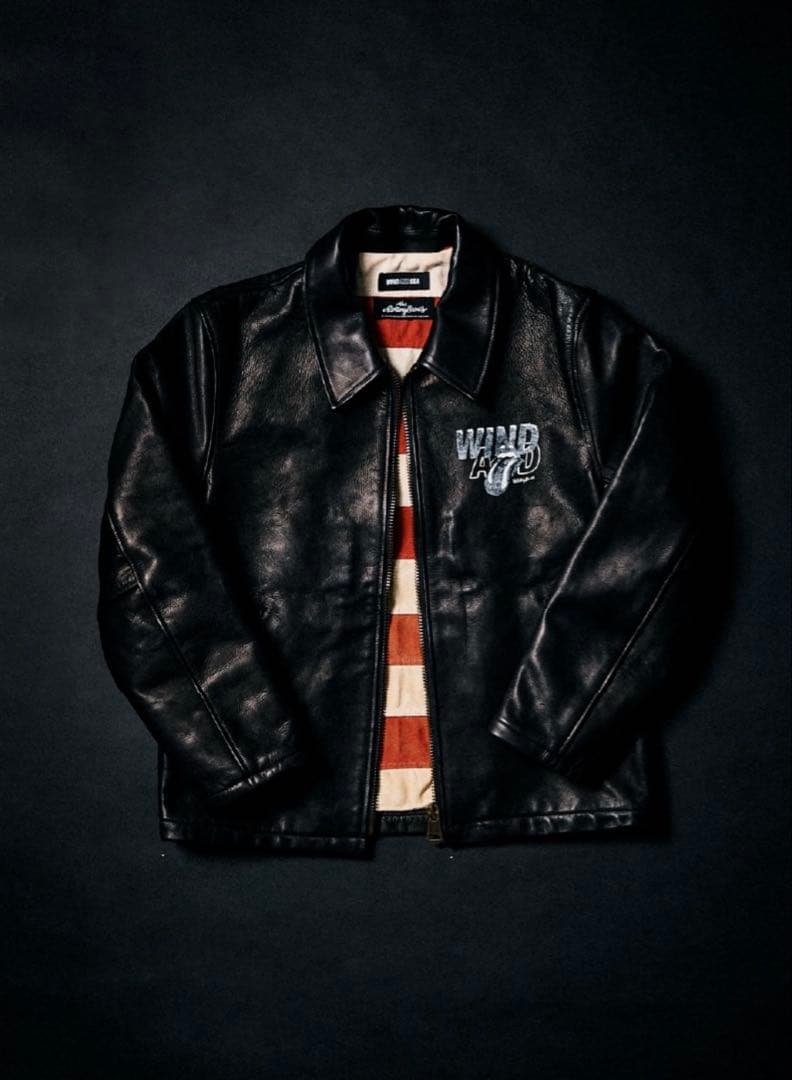 WIND AND SEA x ローリングストーンズレザージャケット　限定15着品