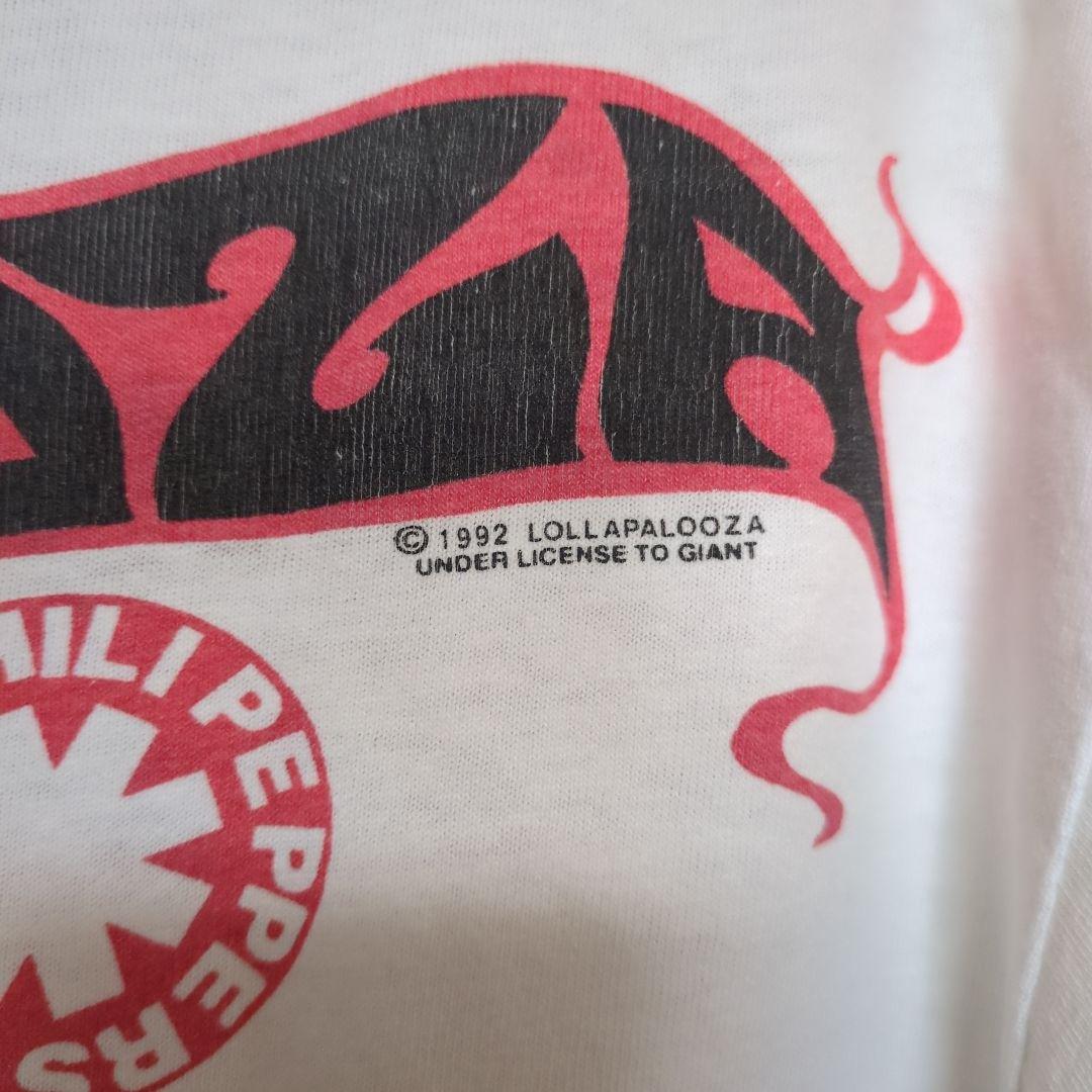 lollapalooza Tシャツ　白　レッチリ　ロラパルーザ