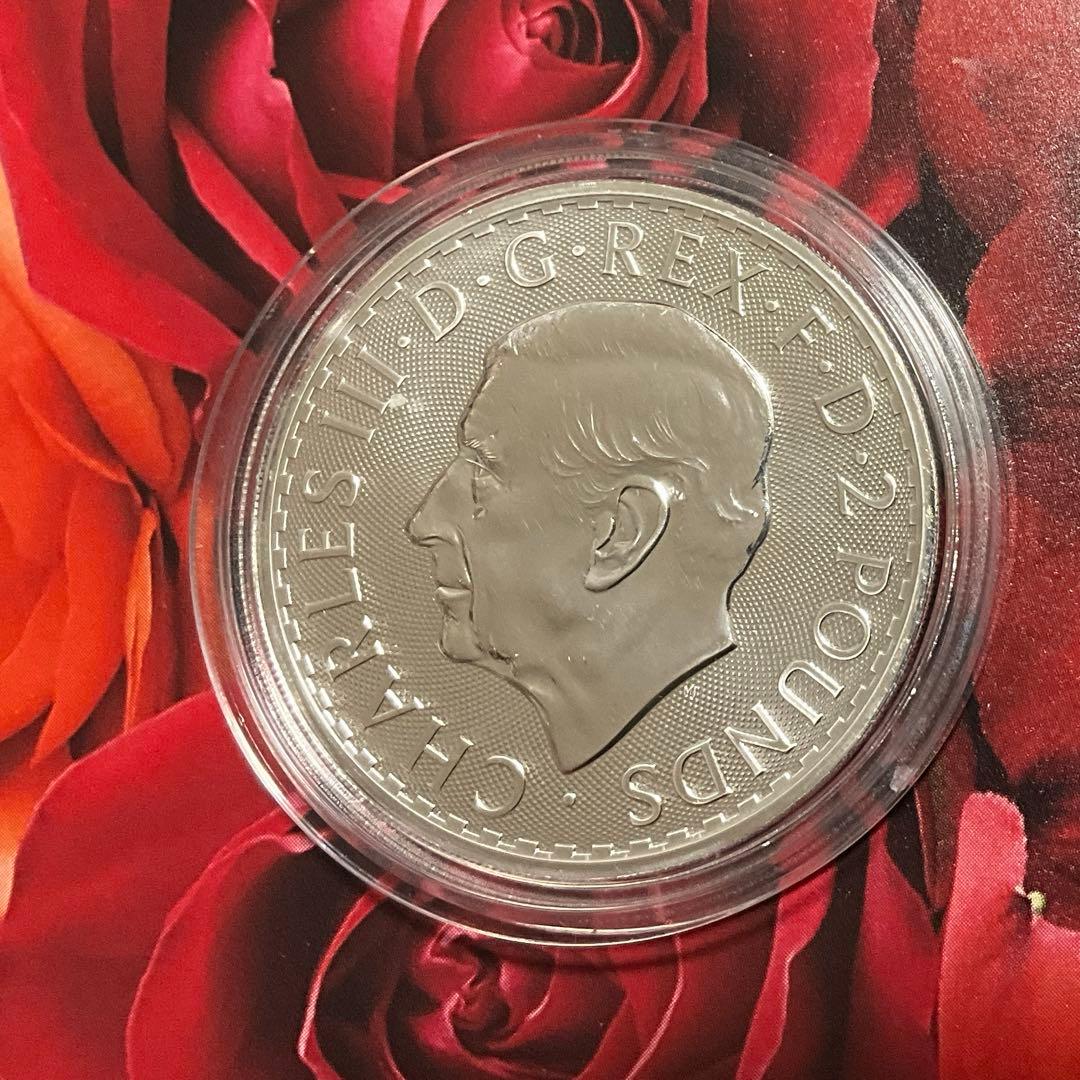 本物保証　2025年 イギリス　ブリタニア 銀貨 1オンス 1oz 純銀