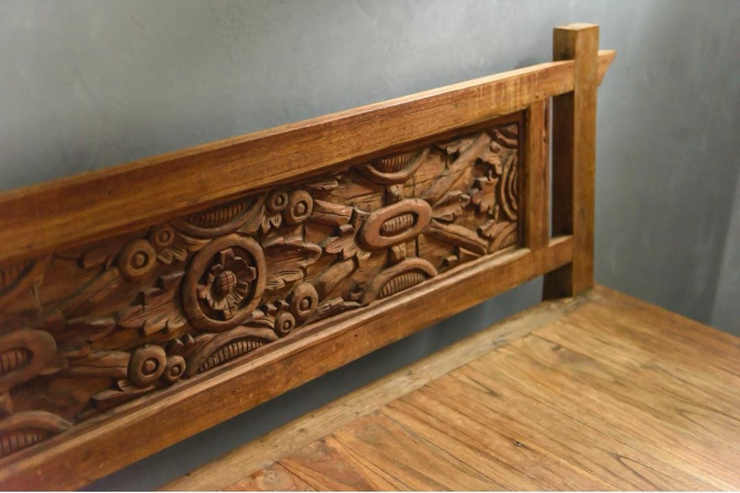 【一点もの】アンティークベンチ【チーク材】