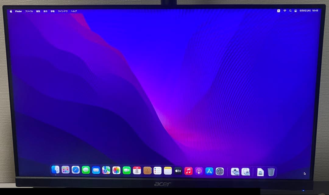 【レア・美品・送込・匿名】Acer B227Qbmiprzx 21.5インチ