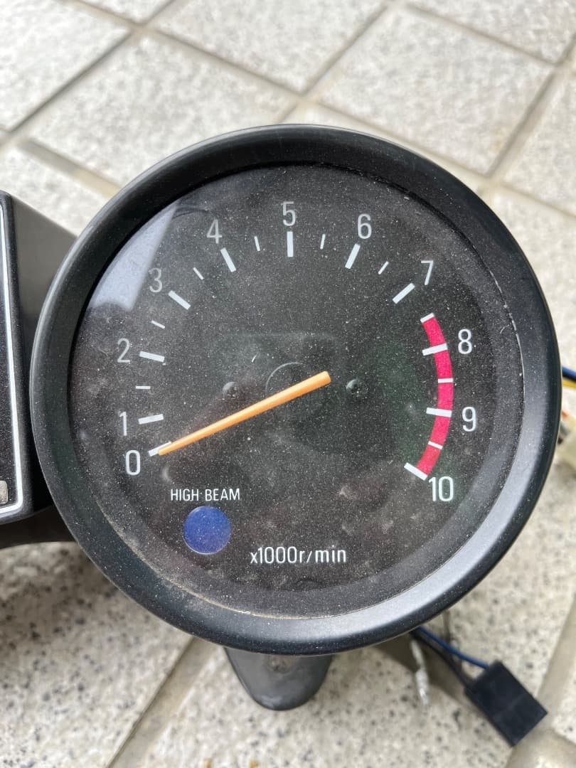 XS650スペシャル純正メーター　タコ&スピード、インジケータセット