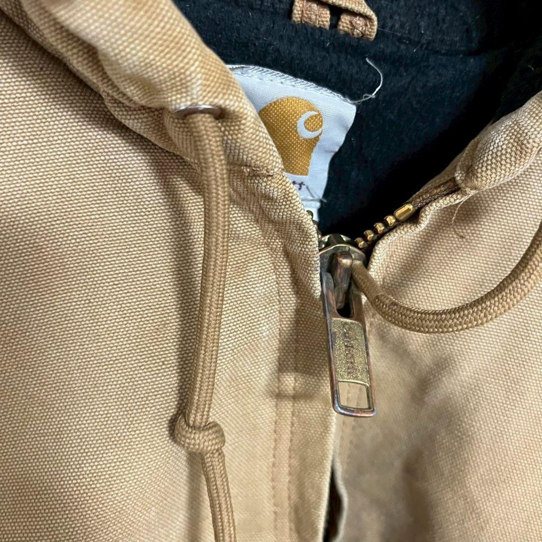 YBJ37【US輸入】Carhartt　アクティブジャケット【2XL相当】茶色