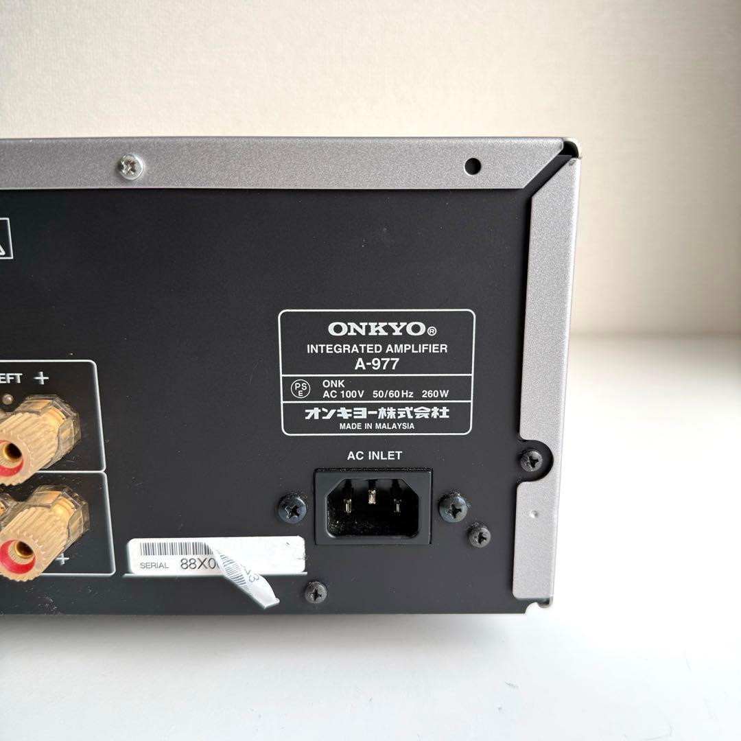 K*n様 ONKYO オンキョー プリメインアンプ A-977【NN1216-1