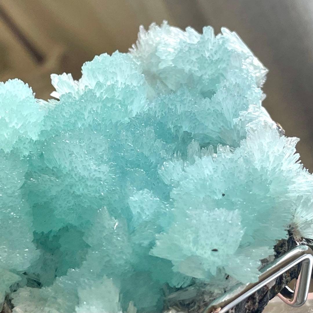 中国 雲南省産 ブルーアラゴナイト 鉱物標本