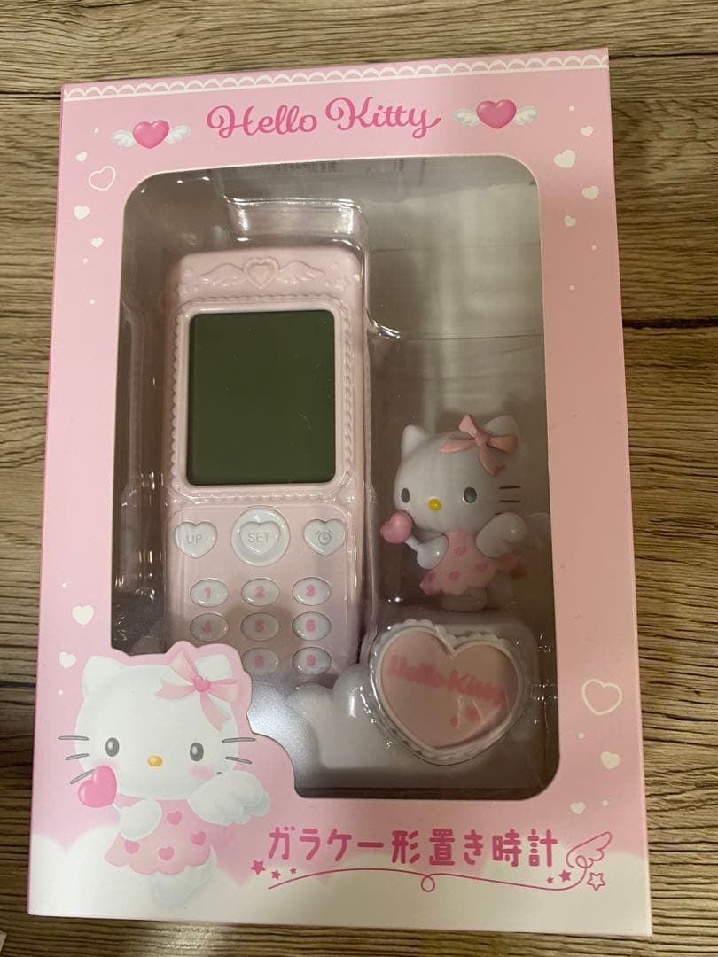 【新品未使用】ガラケー形置き時計　ハローキティ　サンリオ
