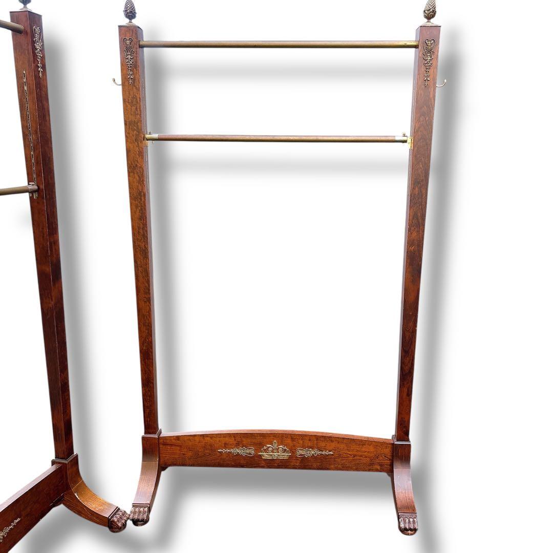 アンティーク 北欧 ハンガーラック メタルラック 店舗什器 木製 装飾 獣脚